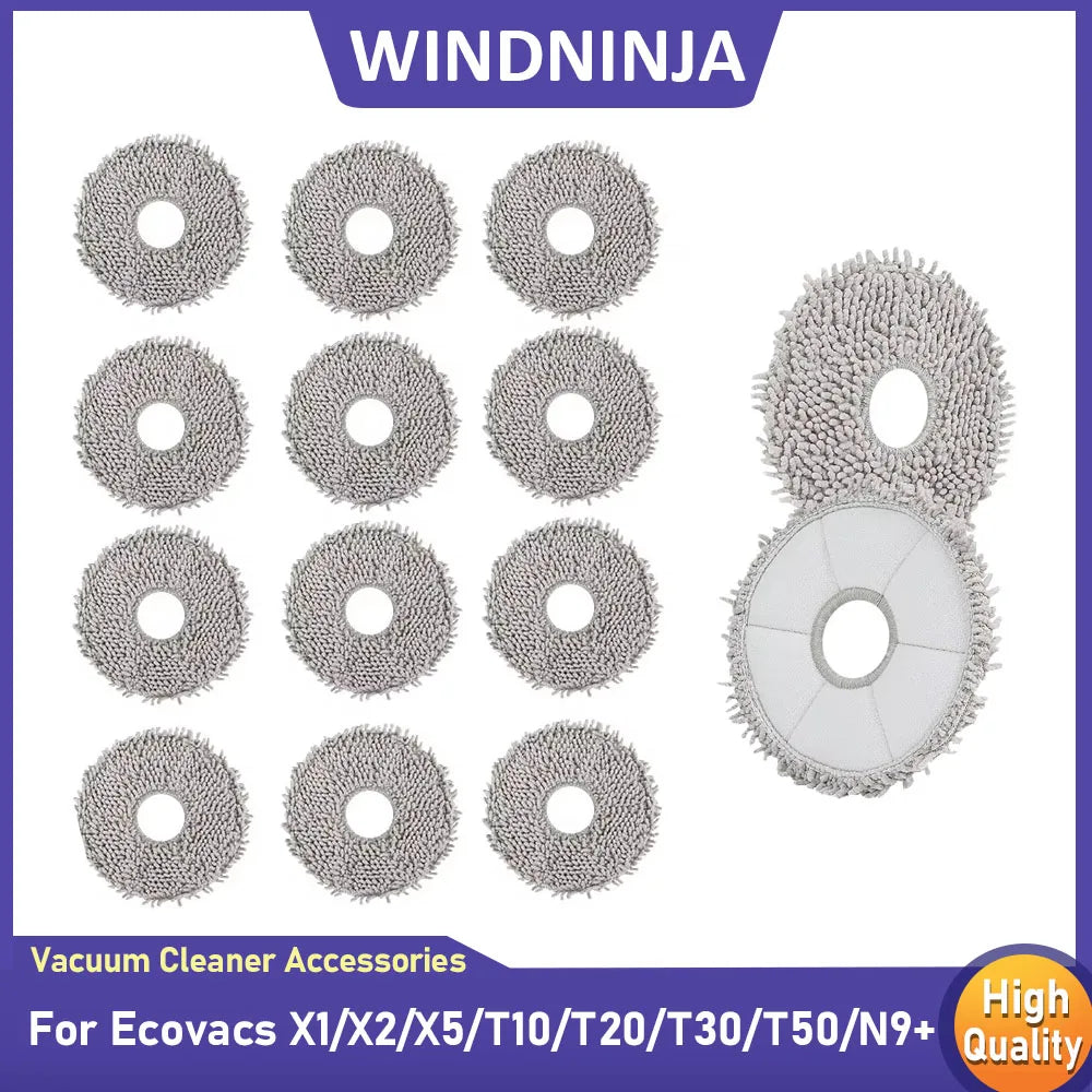 Mop Cloth Mop Pad for ECOVACS Deebot X1 Omni X2 Omni T30 Pro