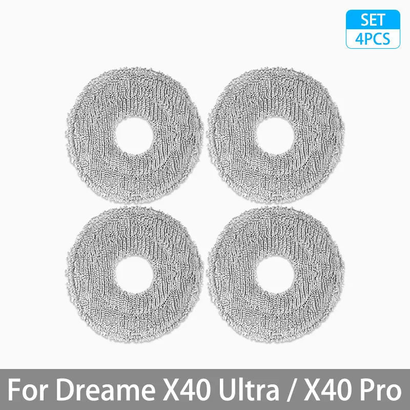 Dreame X40 Ultra / X40 Pro Accessories Rubber Main Side Brush Mop Cloth Dust Bag HEPA Filter Robot Vacuum Replacement Parts