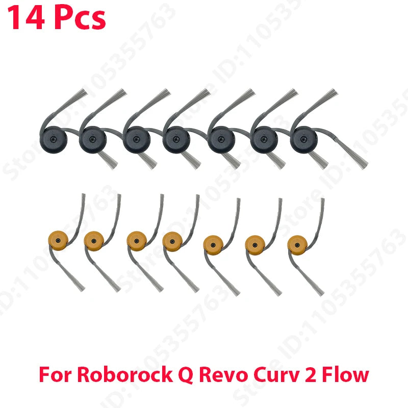 Original Roborock Q Revo Curv 2 Flow Filter Main / Side Brush Roller Mop Dust Bag Robot Vacuum Cleaner Parts