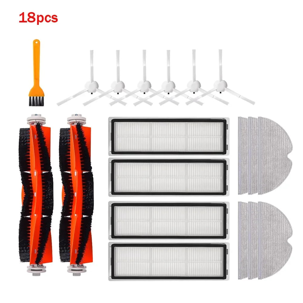 For Xiaomi Mijia 1C 2C 1T STYTJ01ZHM For Dreame F9 Robot Vacuum Cleaner Mops Water Tank Hepa Filter Main Side Brush Dust Box Kit