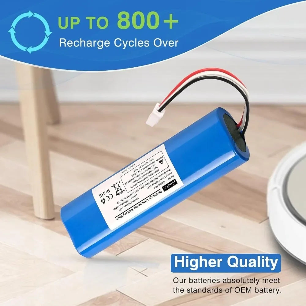 6800mAh Replacement Battery for Ecovacs Deebot Ozmo 900 901 