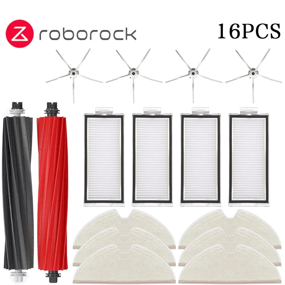 Roborock Q8 Max / Q8 Max+ / Q5 Pro / Q5 Pro+ Robot Vacuum Cleaner Accessories Main Brush Cover HEPA Filter Mop Pad Spare Parts