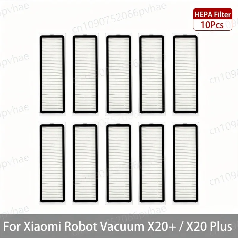 For Xiaomi Robot Vacuum X20+ / X20 Plus Parts Accessories Main Brush Side Brush Hepa Filter Mop Cloth Dust Bag Replacement Spare