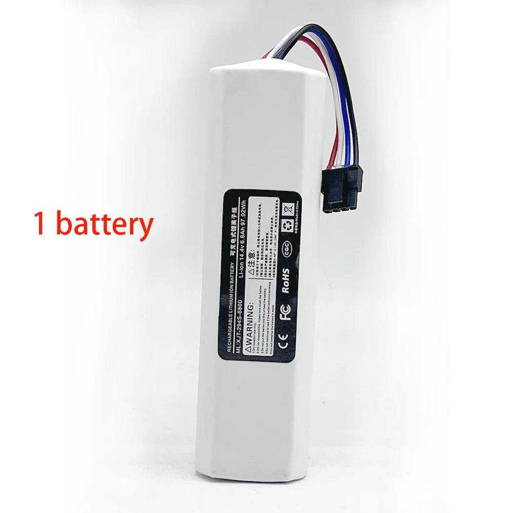 14.8V 6800mAh Battery for Xiaomi Mijia X10+PLUS B101CN OMNI 1S and Dreame F9 D9 L10 Pro Plus S10 S20 X10 Sweeping Mopping Robot