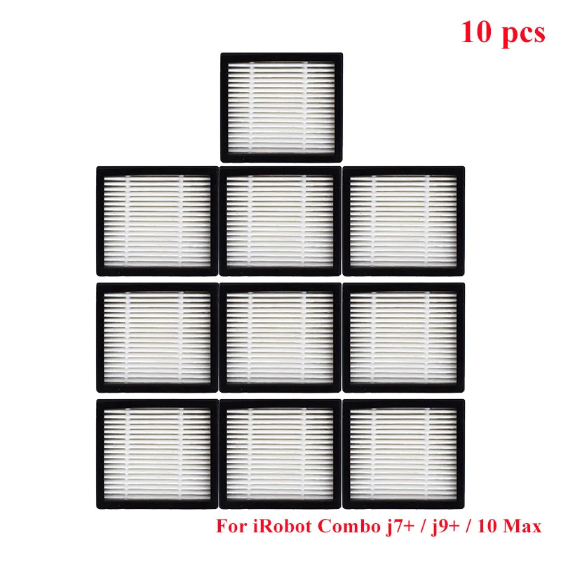 For IRobot Roomba Combo J7+ J9+ 10 Max Robot Vacuum Cleaner Part Main Side Brush HEPA Filter Mop Cloth Accessories Replacement