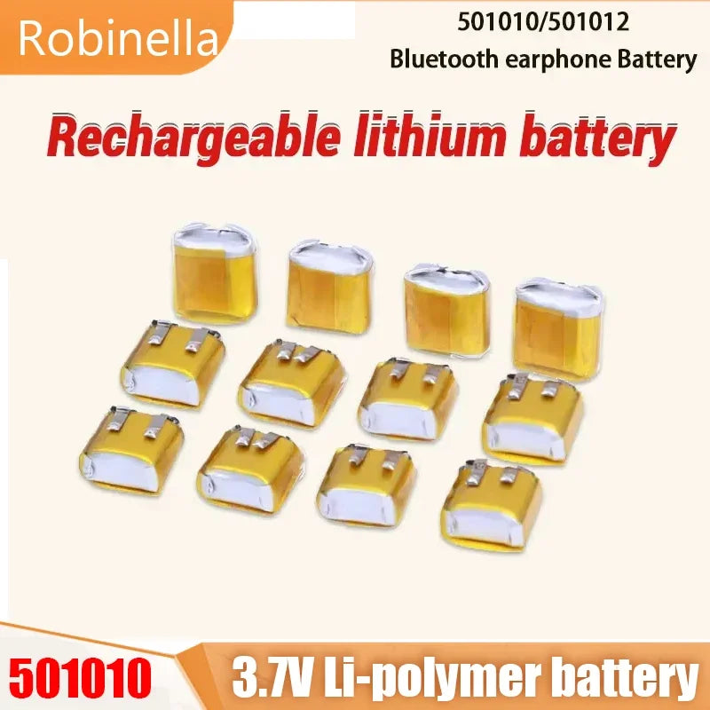 5-100pcs Lipo Rechargeable Polymer Lithium Batteries 501010 