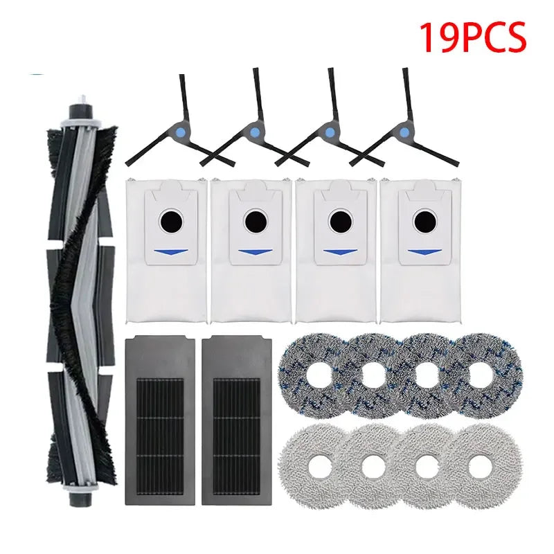 Ecovacs Deebot X2 Omni/ X2 Pro Robot Vacuum Cleaner accessories Dust bag Hepa Filter Main Brush Mop holder Dustbin Parts