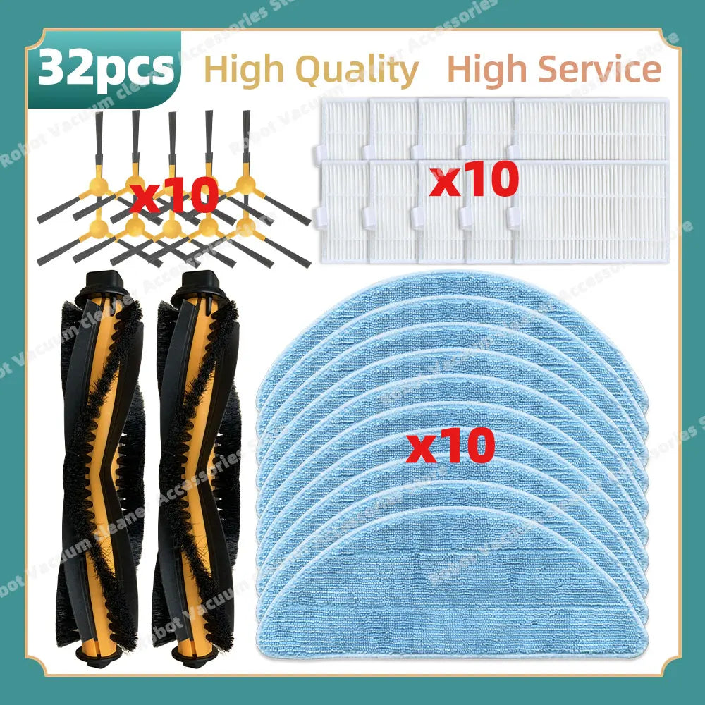 Compatible For Kabum Smart 700 / 500 / Blaupunkt Bluebot XBOOST / XPRO Main Side Brush Hepa Filter Mop Cloth Accessories Parts