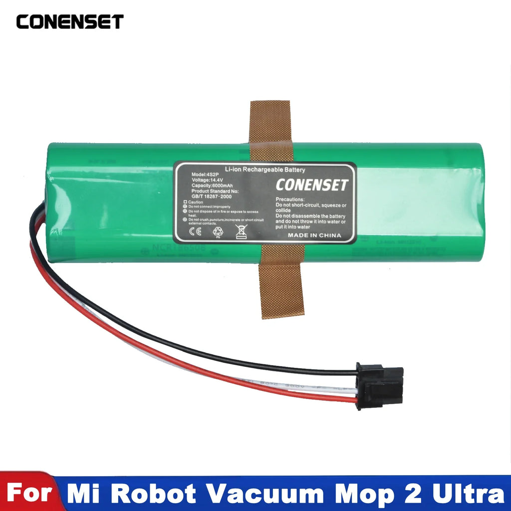 14.4V 6000mAh Replacement Battery Pack For Xiaomi Mi Robot V