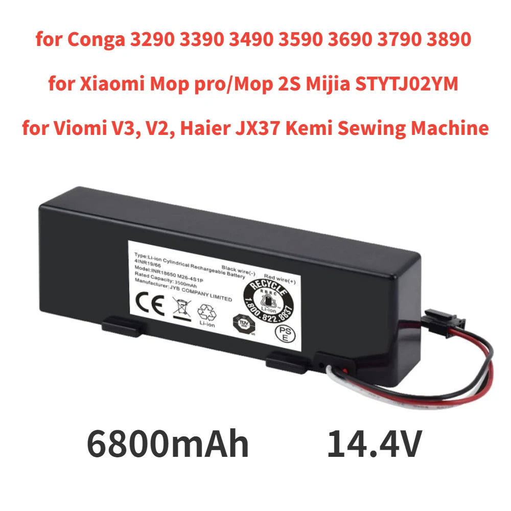 Original 6800mAh Rechargeable Battery For Conga 3290 3390 34