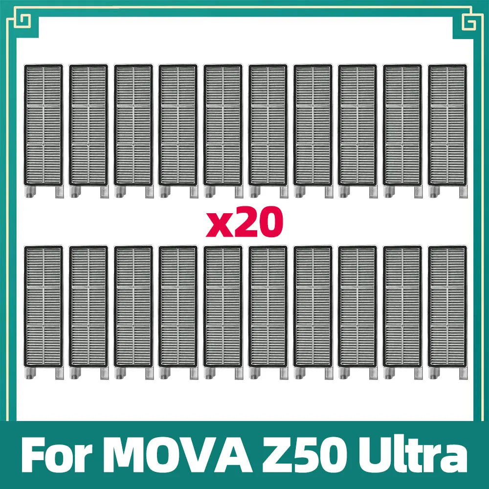 Fit For Mova Z50 Ultra Robot Vacuum Replacement Kits Main Side Brush HEPA Filter Dust Bag Accessories Parts