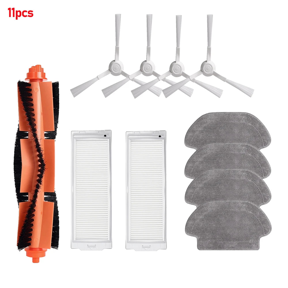 For Xiaomi Robot Vacuum S10 S12 T12 B106GL 3C and Mop 2S Accessories Main Side Brush Mop Cloth Filters Vacuum Cleaner Parts