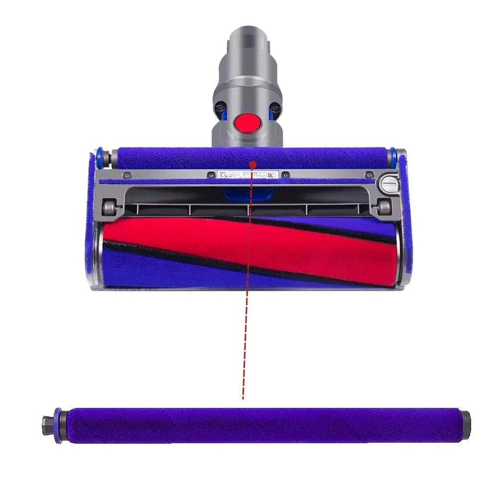 Soft Velvet Roller Brush For Dyson V6 V7 V8 V10 V11 Vacuum B