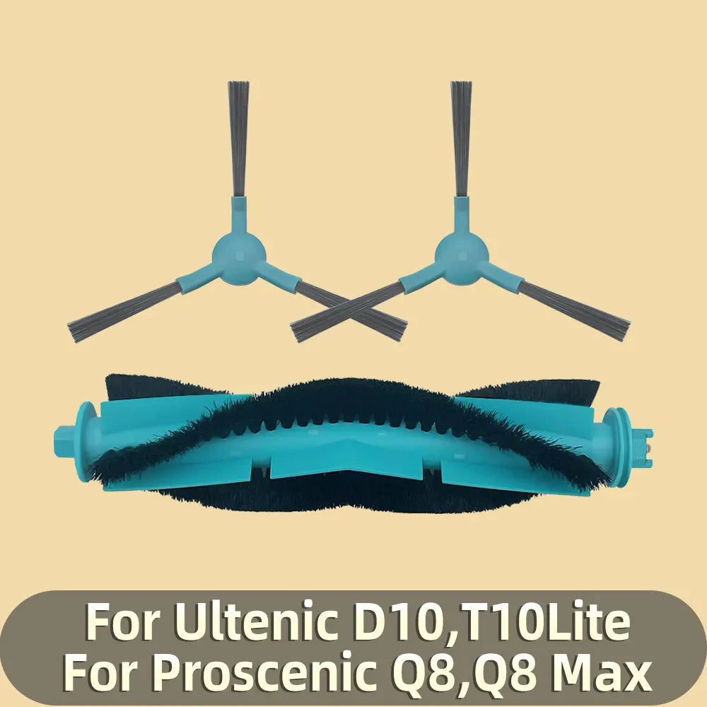 Accessories Fit For ( Ultenic D10 T10Lite Proscenic Q8 Q8 Max ) Vacuum Robot Main Roller Side Brush Mop Pad Filter Hepa Parts