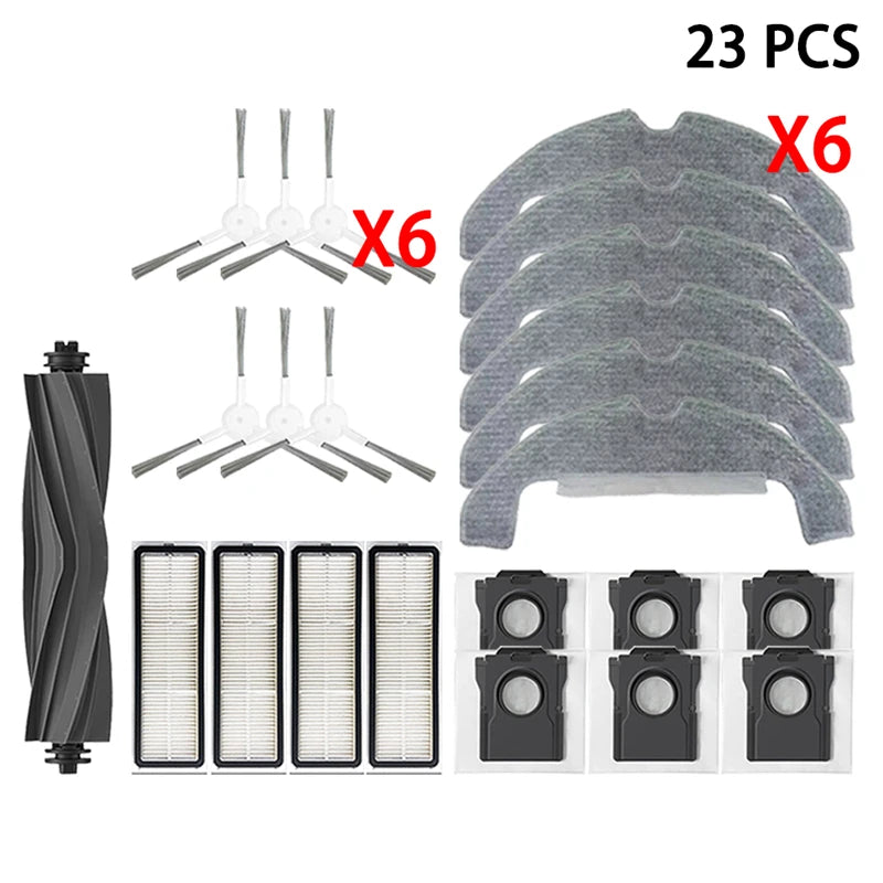 Dreame D10 Plus Gen 2 RLD32GD Robot Vacuum Cleaner Accessories Main Side Brush HEPA Filter Mop Cloths Dust Bag Spare Parts