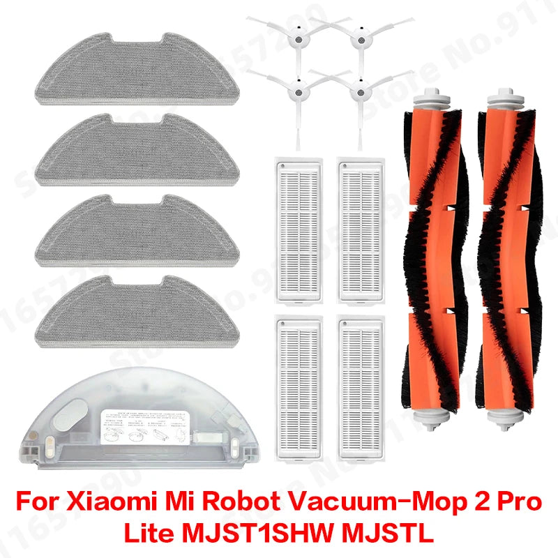 For Xiaomi Mi Robot Vacuum-Mop 2 Pro/Lite MJST1SHW MJSTL Side Main Brush Water Tank Dust Box Mop Cloth HEPA Filter Accessories