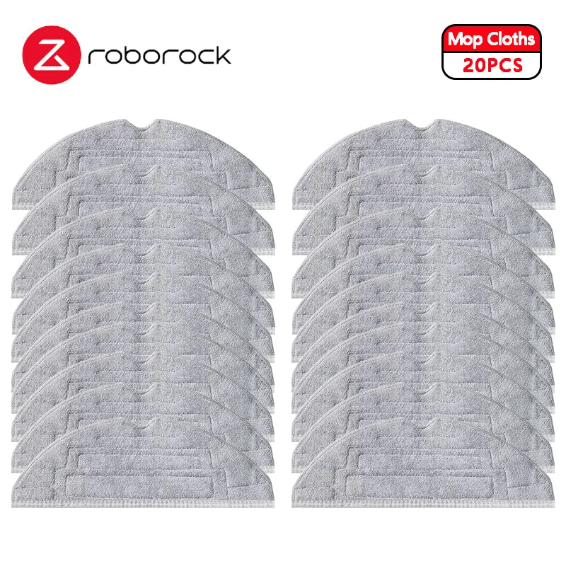 Roborock S8 PLUS S8+ S8 Pro Ultra G20 Double Vibration Mop Pad Vacuum Cleaner Robot Mop Rags Parts Mop Cloths Accessories Robo