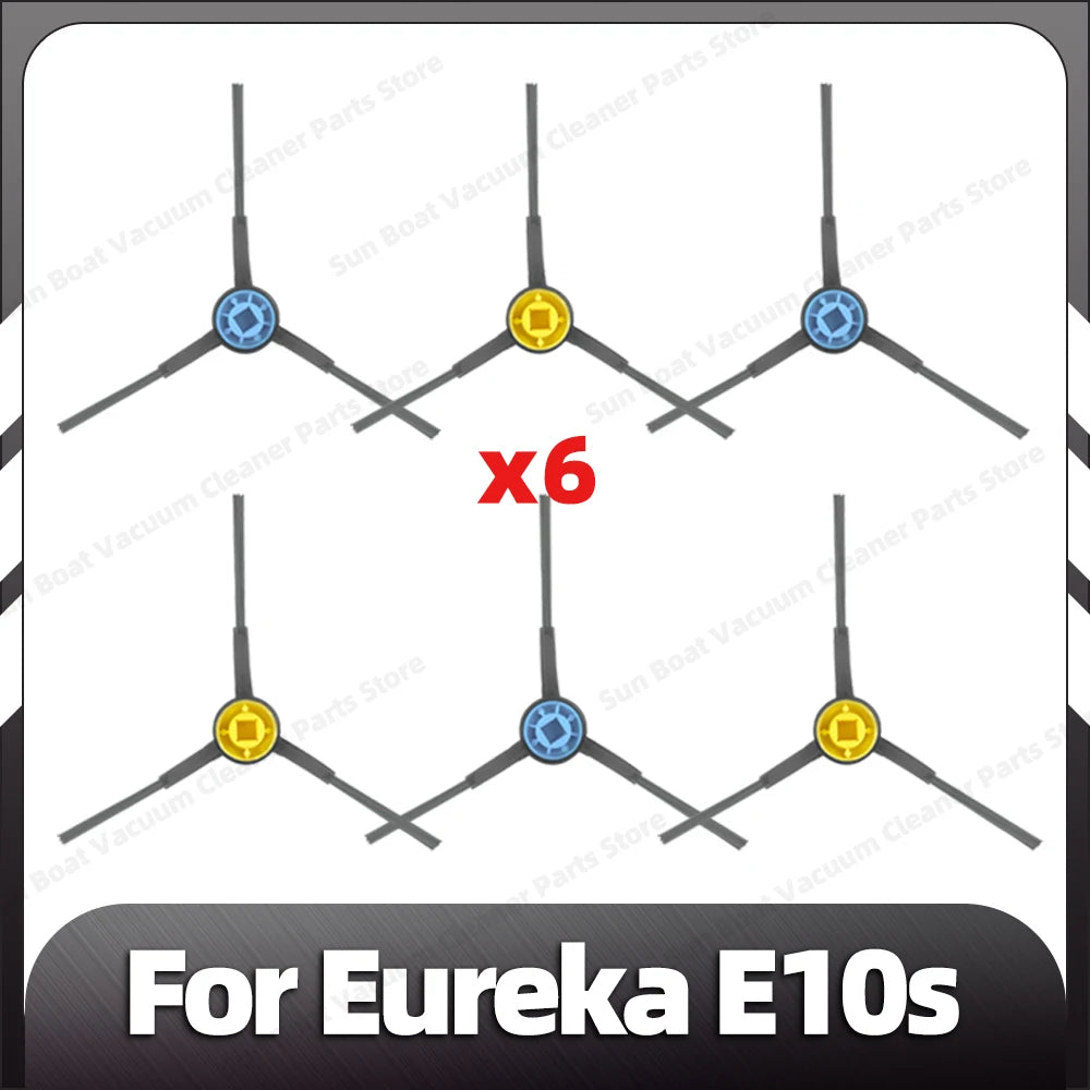Compatible for Eureka E10s Robot Replacement Main Side Brush HEPA Filter Mop Pads Spare Parts Accessories