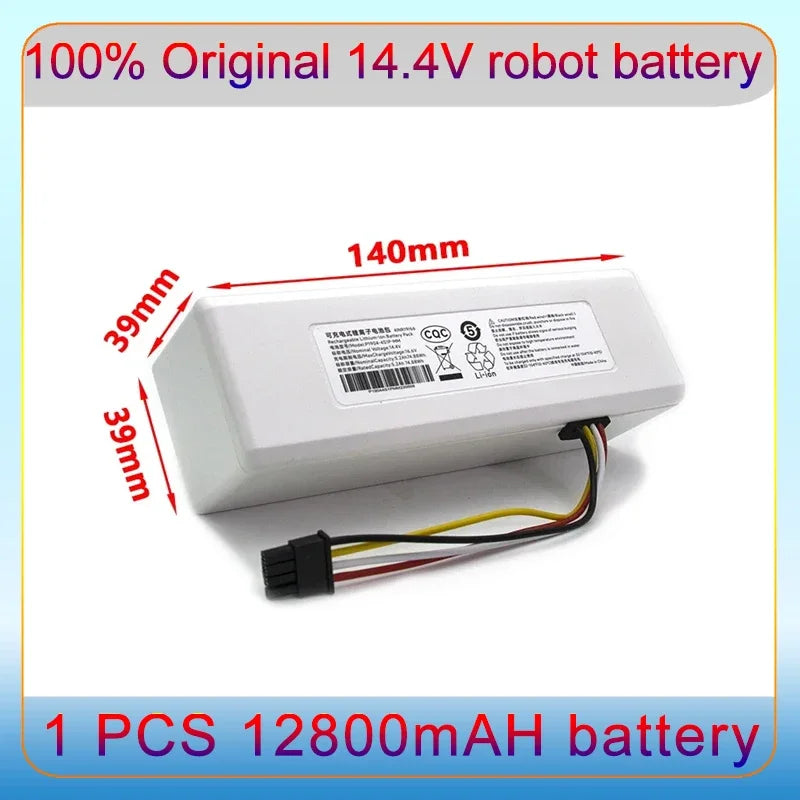 NEW 14.4V 12800mah P1904-4S1P-MM Battery For Xiaomi Mijia 1C STYTJ01ZHM Robot Vacuum Mop Cleaner Accessories battery