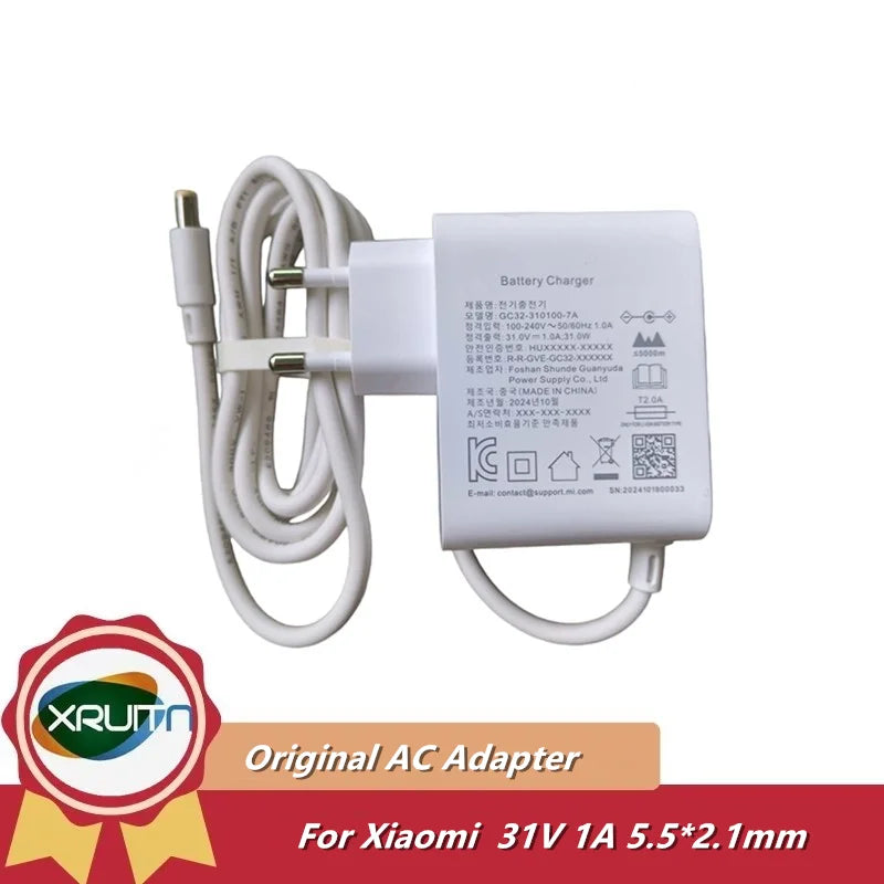 Genuine 31V 1A GC32-310100-2A GC32-310100-7A For MI Xiaomi V