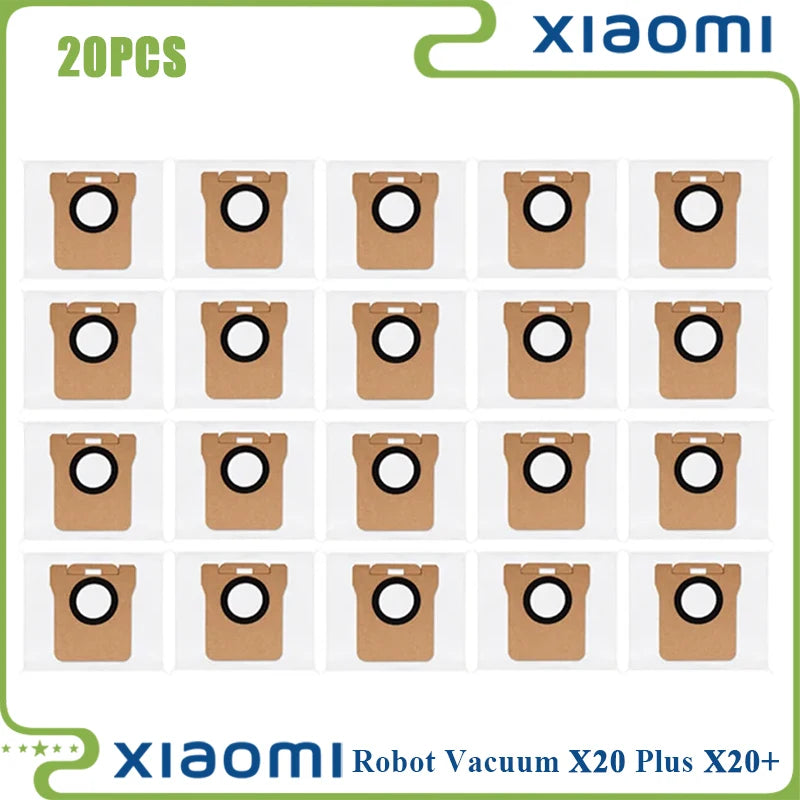 For Xiaomi Robot Vacuum X20 Plus / X20+ Replacement Parts Accessories Main Side Brush Hepa Filter Mop Cloth Dust Bag