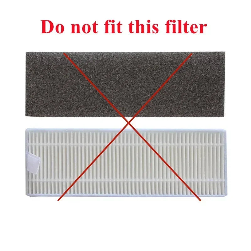 Robot Cleaner Main Roller Brush Cover Side Brush HEPA Filter