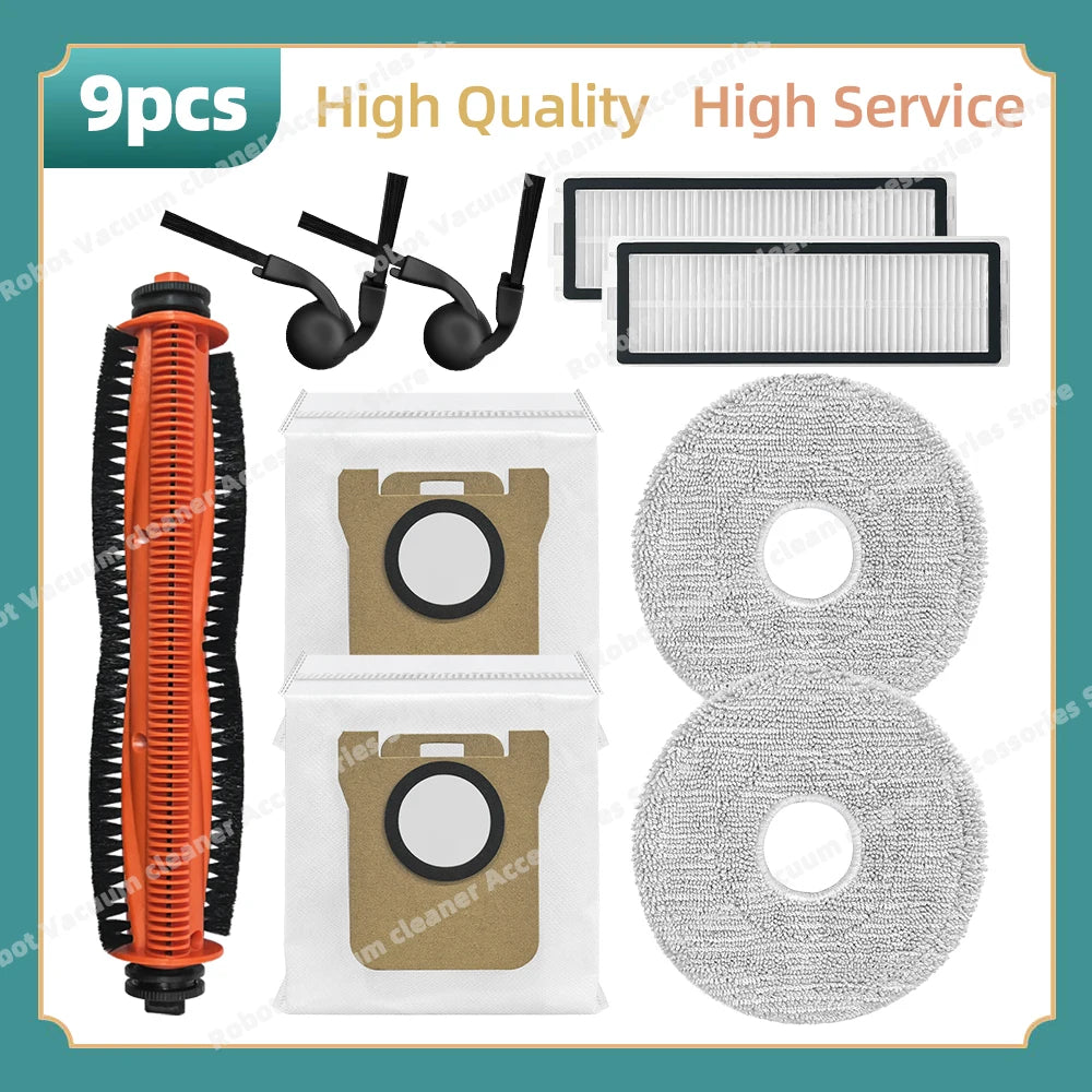 Fit For Xiaomi Robot Vacuum 5 / OV31GL Xiaomi Robot Vacuum 5 Pro / OV21GL Replacement Parts Main Side Brush Filter Mop Cloth
