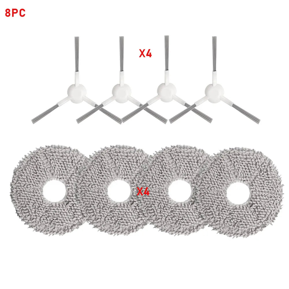 Roller Side Brush Hepa Filter Mop Cloths For Xiaomi S10 Plus B105 S20 Plus B108GL Robot Vacuum Cleaner Accessories Parts Kit