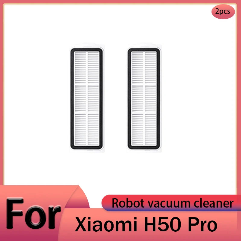 For Xiaomi H50 Pro Robot Vacuum Cleaner Accessories Main Brush Side Brush HEPA Filter Mop Cloths Dust Bag Spare Parts