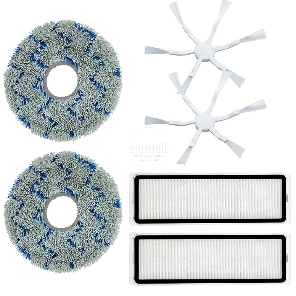 Compatible with Xiaomi Robot Vacuum X20 Plus / X20+ Accessories Vacuum Cleaner Spare Parts Replacement Kit Brush Filter Mop Pads