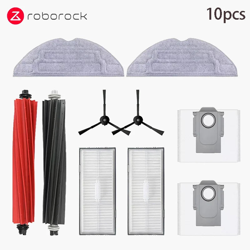 Roborock S8/S8+/S8 Pro Ultra Robot Vacuum Cleaner Accessories Main Side Brush Mop Cloth Hepa Filter Dust Bag Spare Parts