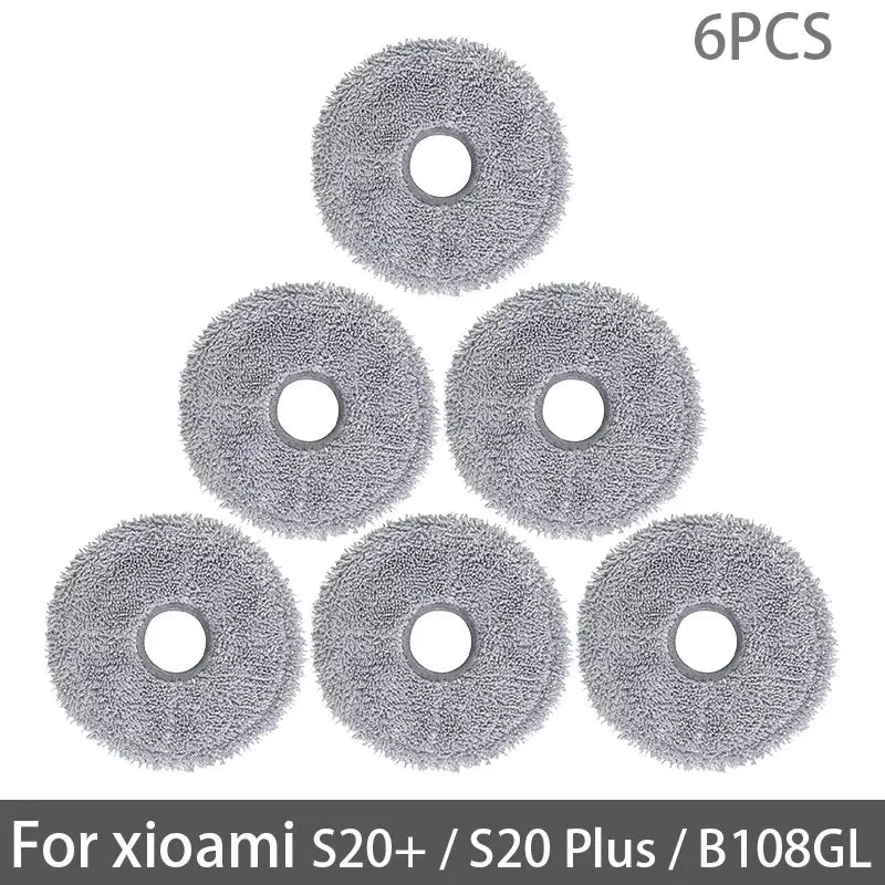 For Xiaomi Robot Vacuum S20+ / B108GL / B108CN / B113CN Parts Accessories Main Side Brush Hepa Filter Mop Cloth Replacement