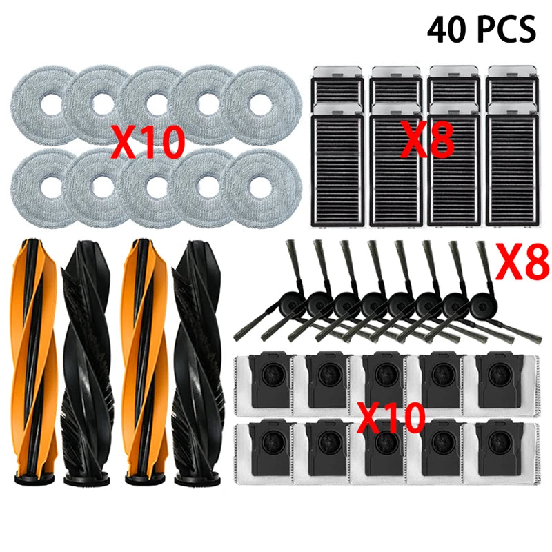 Dreame MOVA V50 Ultra Robot Vacuum Cleaner Accessories Main Side Brush HEPA Filter Mop Cloths Dust Bag Spare Parts
