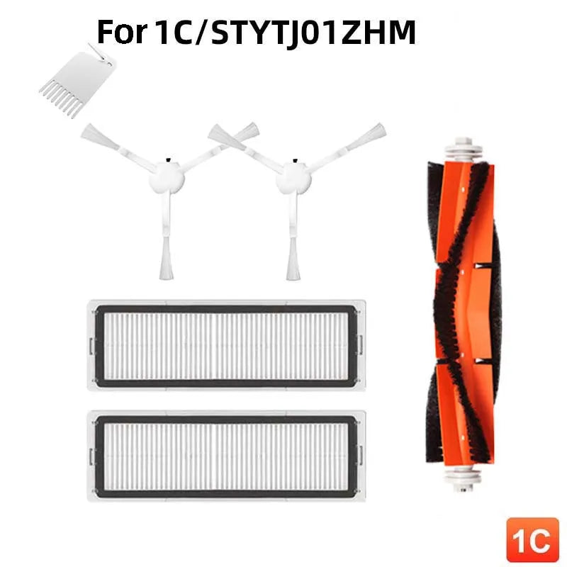 For Xiaomi Mijia 1C STYTJ01ZHM Side Main Brush Water Tank Mop Cloth HEPA Filter Parts Kit Robot Vacuum Cleaner Accessories