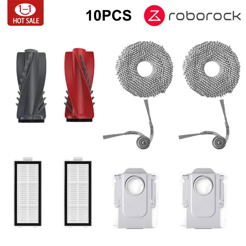 Roborock Qrevo Curv / P20 Pro Accessories Main Roller Side Brush HEPA Filter Mop Cloth Dust Bag Robot Vacuum Cleaner Parts