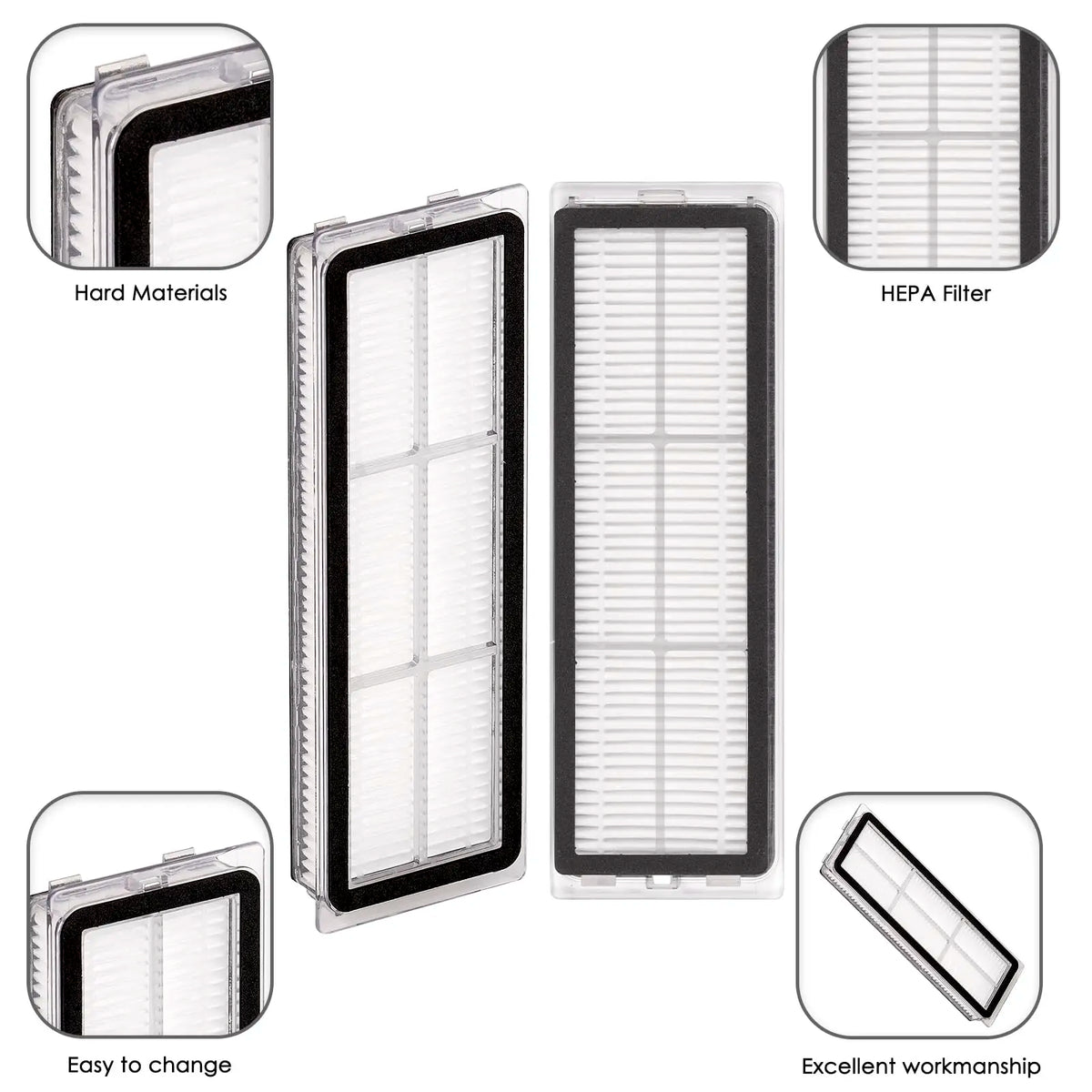 HEPA Filter For Xiaomi Robot Vacuum X20+ X20 Plus S20+ S10 P