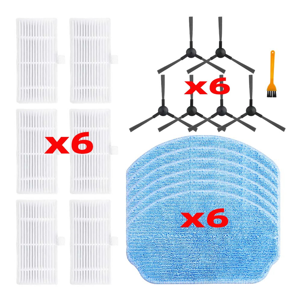For MAMNV ZCWA ONSON BR150/BR151 MANVINS G20 / Kabum Smart 100 / Midea VCR04W / IRBIS Bean 0121 Side Brush Cloths Filter Parts