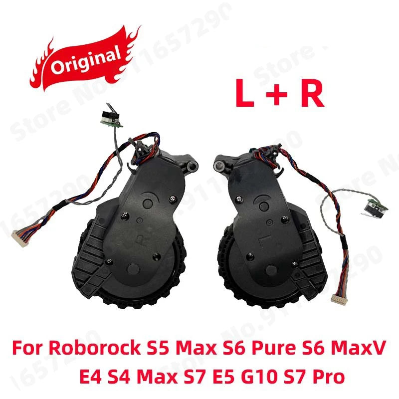 Original Roborock Q5 Q7 Max S7 MaxV S7 Max Ultra Q Revo Left and Right Walking Wheels Vacuum Cleaner Wheel Accessories