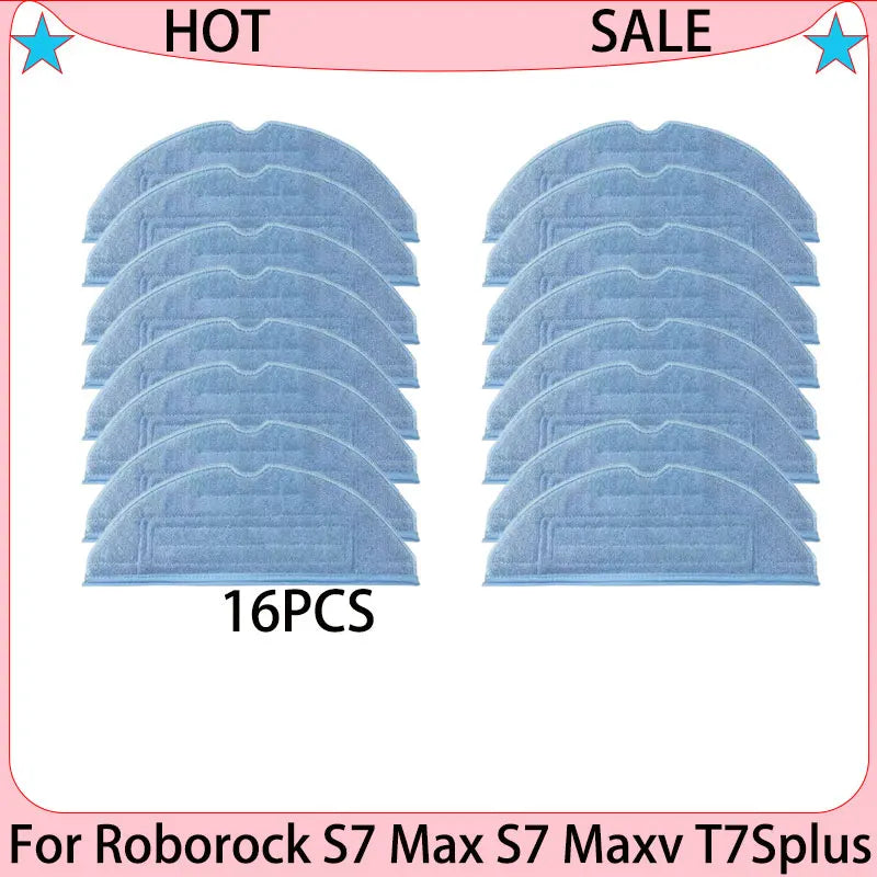 For Roborock S7 Max S7 Maxv T7Splus Vacuum Robot Replaceable Mop Cleaning Cloth Accessories