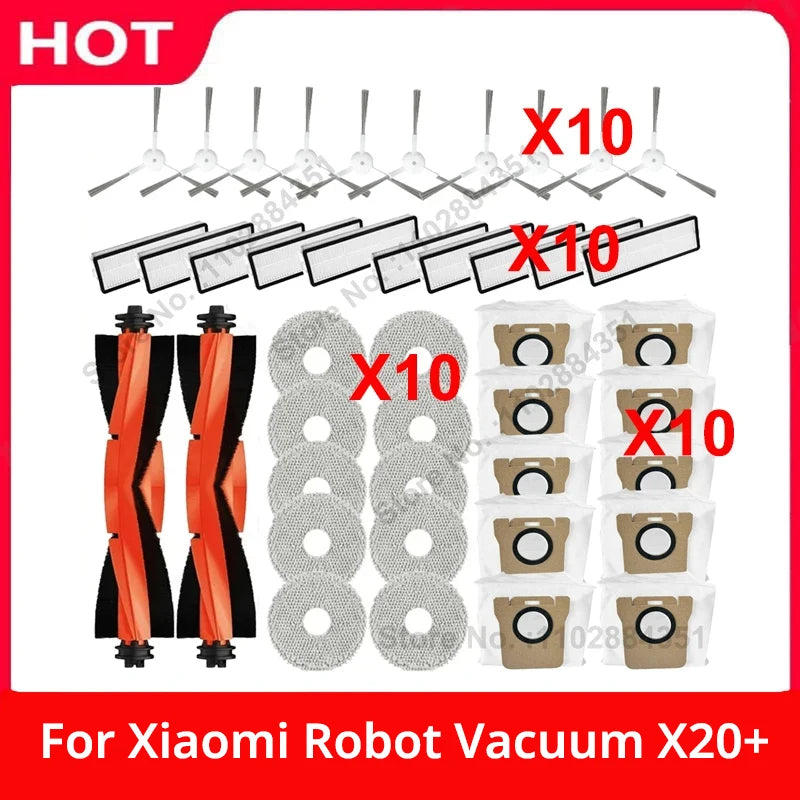 Compatible For Xiaomi Robot Vacuum X20+ / X20 Plus Replaceme