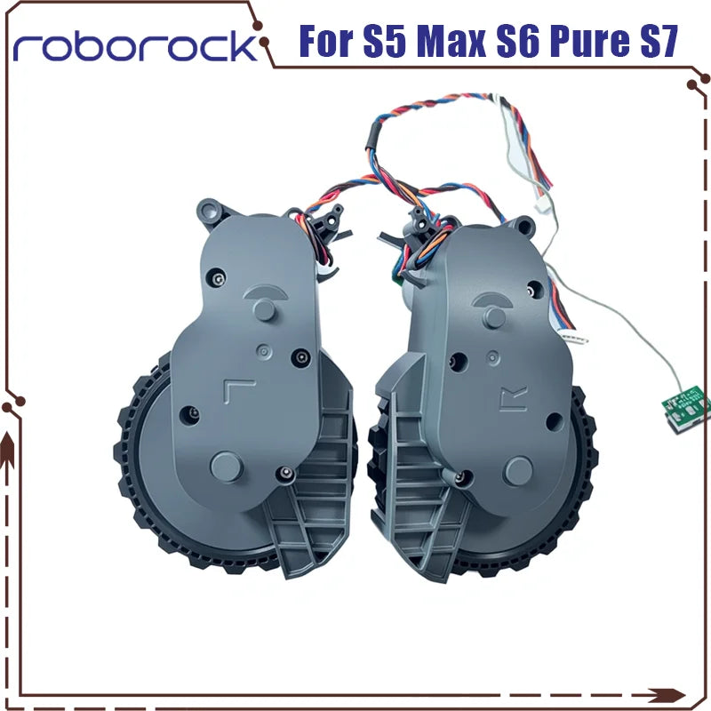 Original Roborock for S5 Max S6 Pure S7 Left and Right Walking Wheels Vacuum Cleaner Wheel Accessories Parts