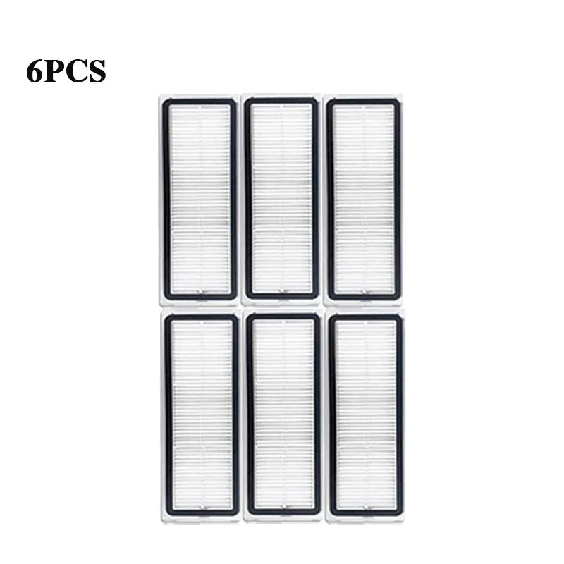 For Xiaomi Mijia Robot Vacuum 6 Max / PV11CN Replacement Spare Parts Accessories Main Side Brush Hepa Filter Mop Cloth Dust Bag