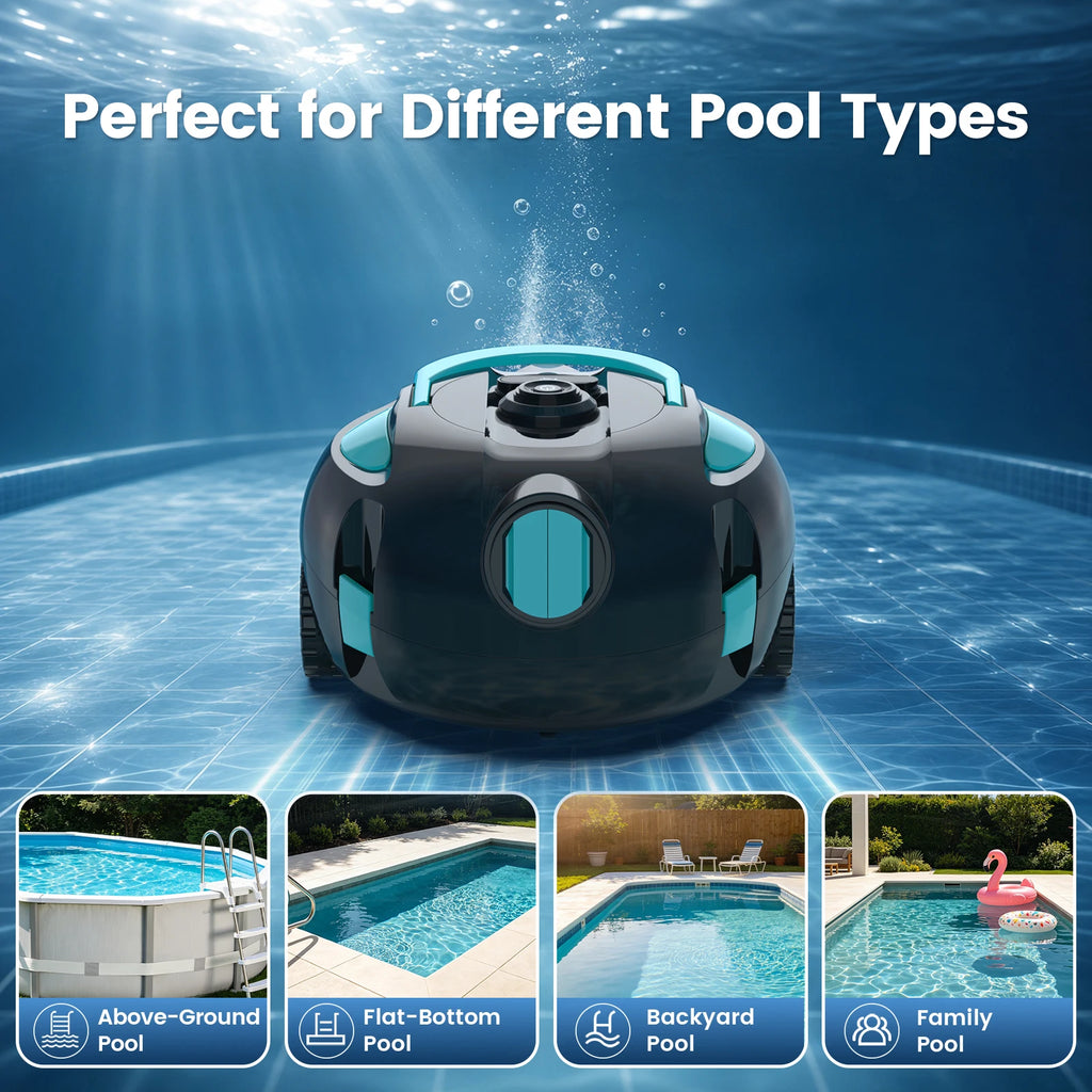 Vastorm H1 Pool Vacuum Robot Automatic Pool Cleaner 120 Mins