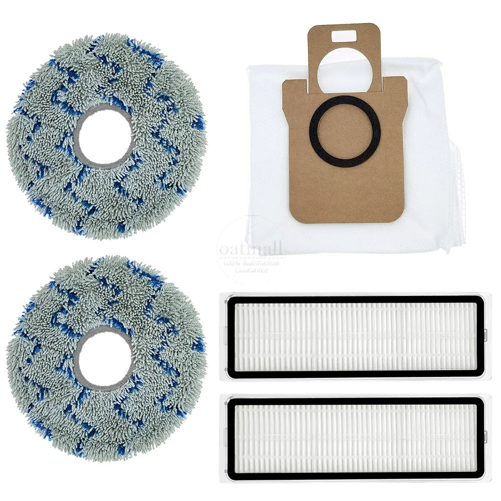 Compatible with Xiaomi Robot Vacuum X20 Plus / X20+ Accessories Vacuum Cleaner Spare Parts Replacement Kit Brush Filter Mop Pads