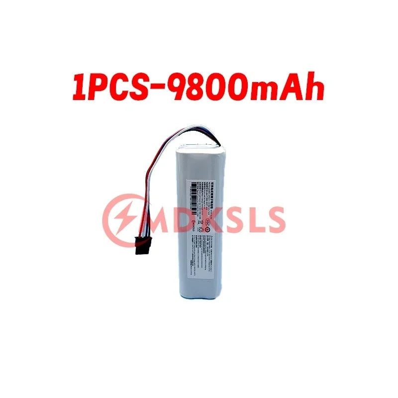 MDKSLS 2026 New 14.4V 12800mAh Li-ion BMS Battery for Dream F9/D9/L10 Pro Plus/S10/S20/X10/OMNI 15 Robot Vacuum - High Capacity