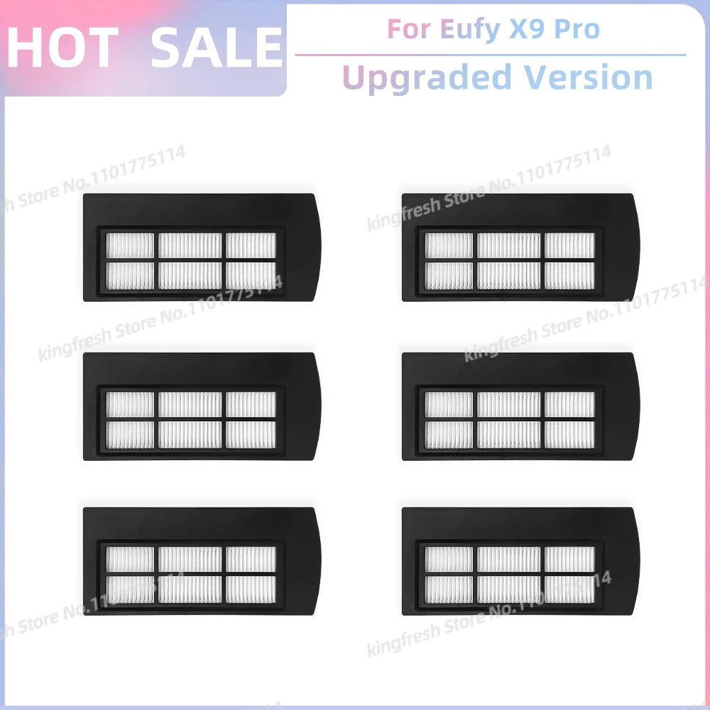 Compatible For Eufy X9 Pro Robot Vacuum Replacement Parts Main Roller Side Brush Hepa Filter Mop Cloth Pad Accessories