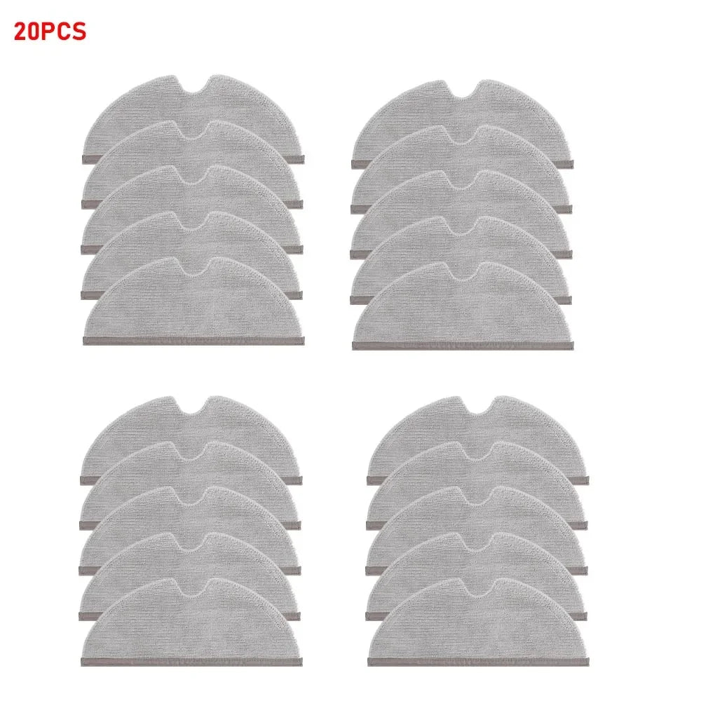Mop Cloths Replacement Parts for Roborock Q5 Pro/Q5 Pro+/Q8 Max/Q8 Max+/S5 S5 Max S6 Pure S50 S55 Vacuum Accessorie Washable Mop