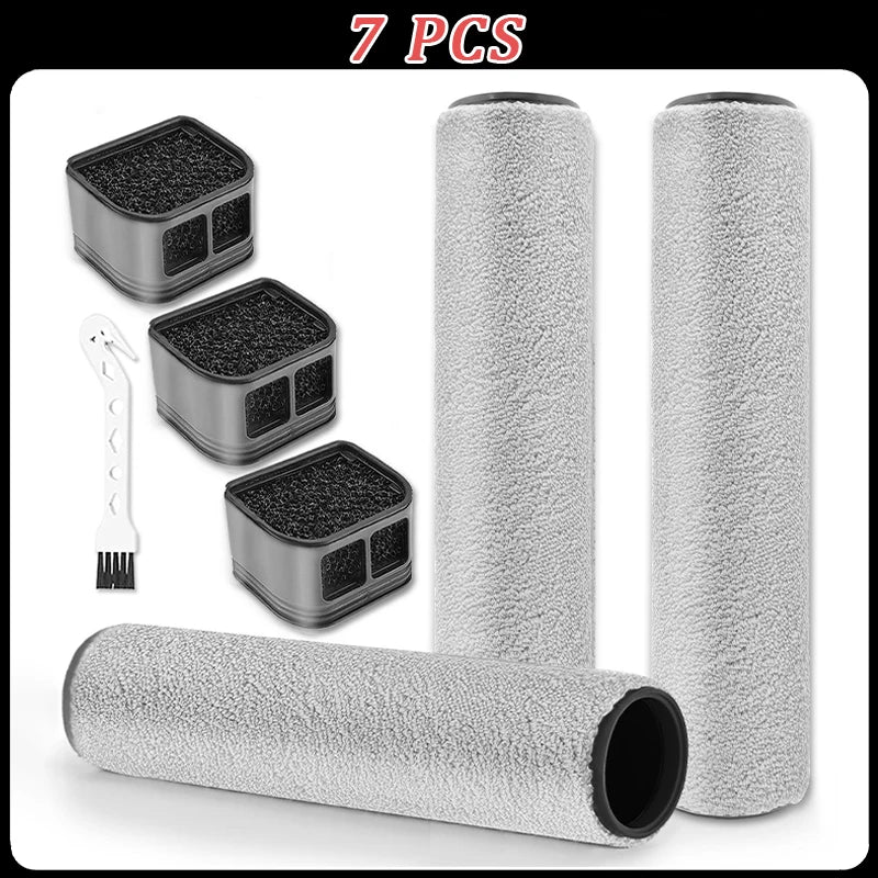 For Xiaomi Truclean W30 Pro/E303HW Wet Dry Vacuum Cleaner Robot Accessories Main Roller Brush HEPA Filter Replacement Parts