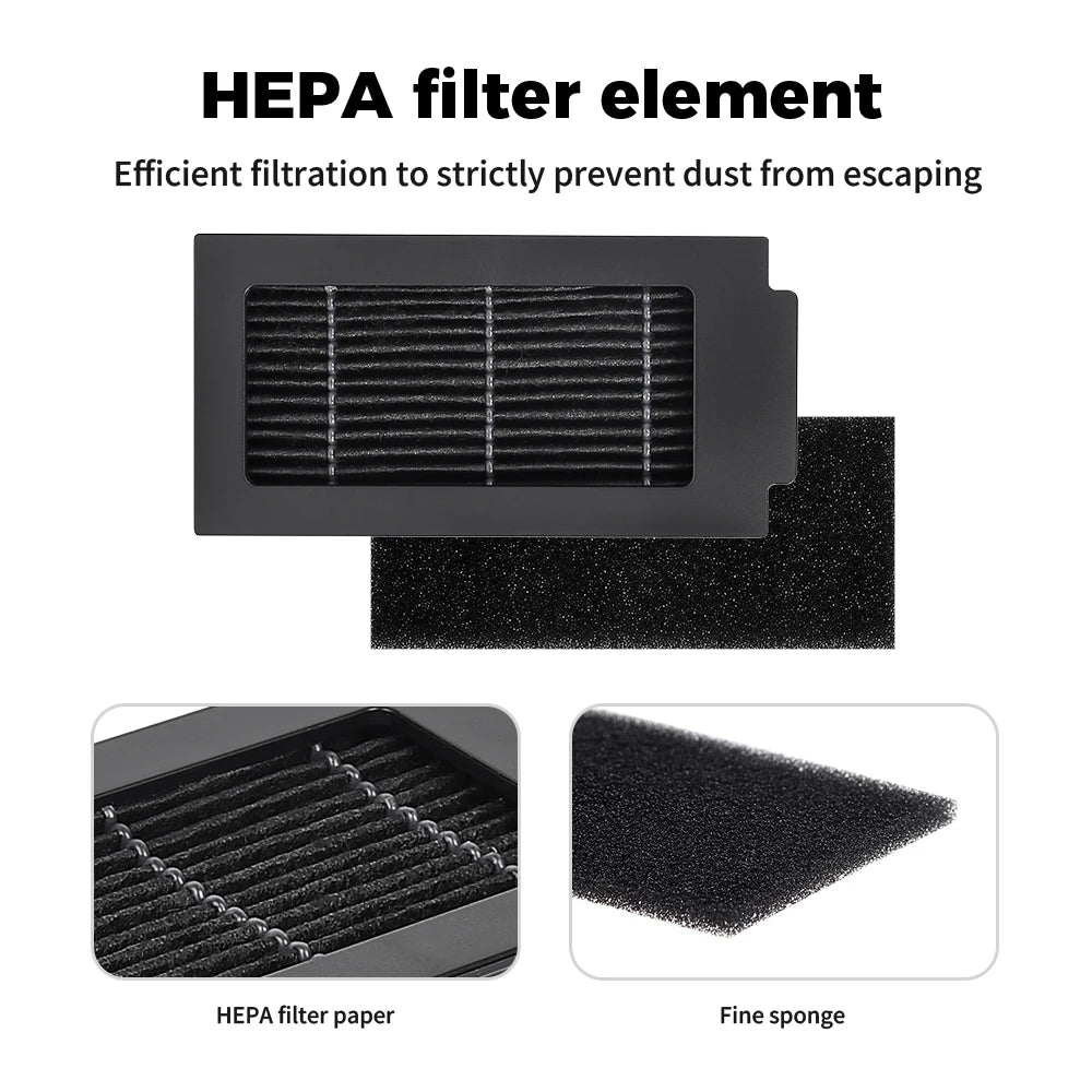 HEPA Filters for ECOVACS DEEBOT T50 Pro / T50 Omni / T50 Pro
