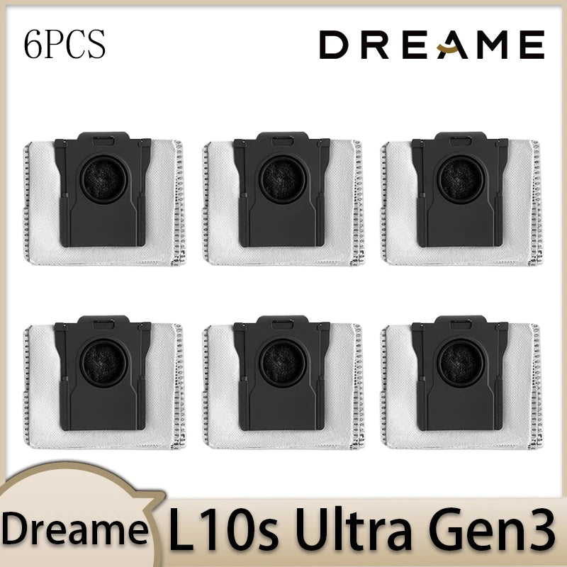 Dreame L10s Ultra Gen3 Robot Vacuum Cleaner Accessories Main Brush Side Brush HEPA Filter Mop Cloths Dust Bag Par